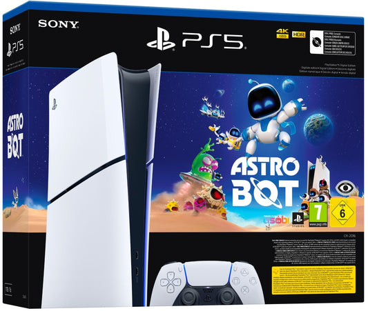 PlayStation 5 Digital Edition D Slim + Astrobot